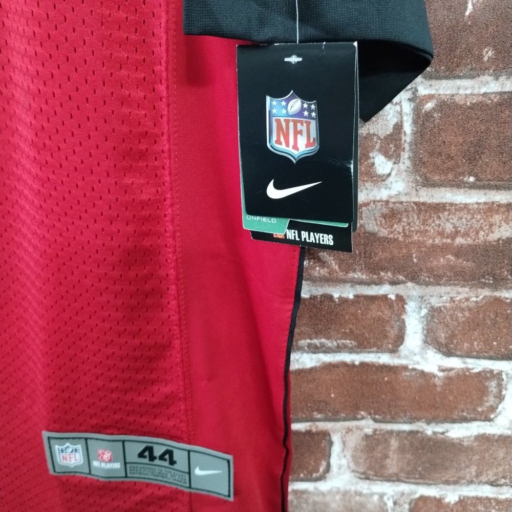 Nike NFL Super bowl 51 / Atlanta Falcons #2 Matt Ryan Red Jersey Size 44 (Lg) - Picture 6 of 8